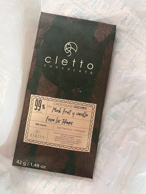 Tableta 99% cacao San Francisco 42g con Monk Fruit